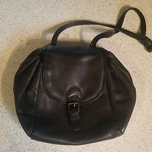 Albi genuine leather black bag